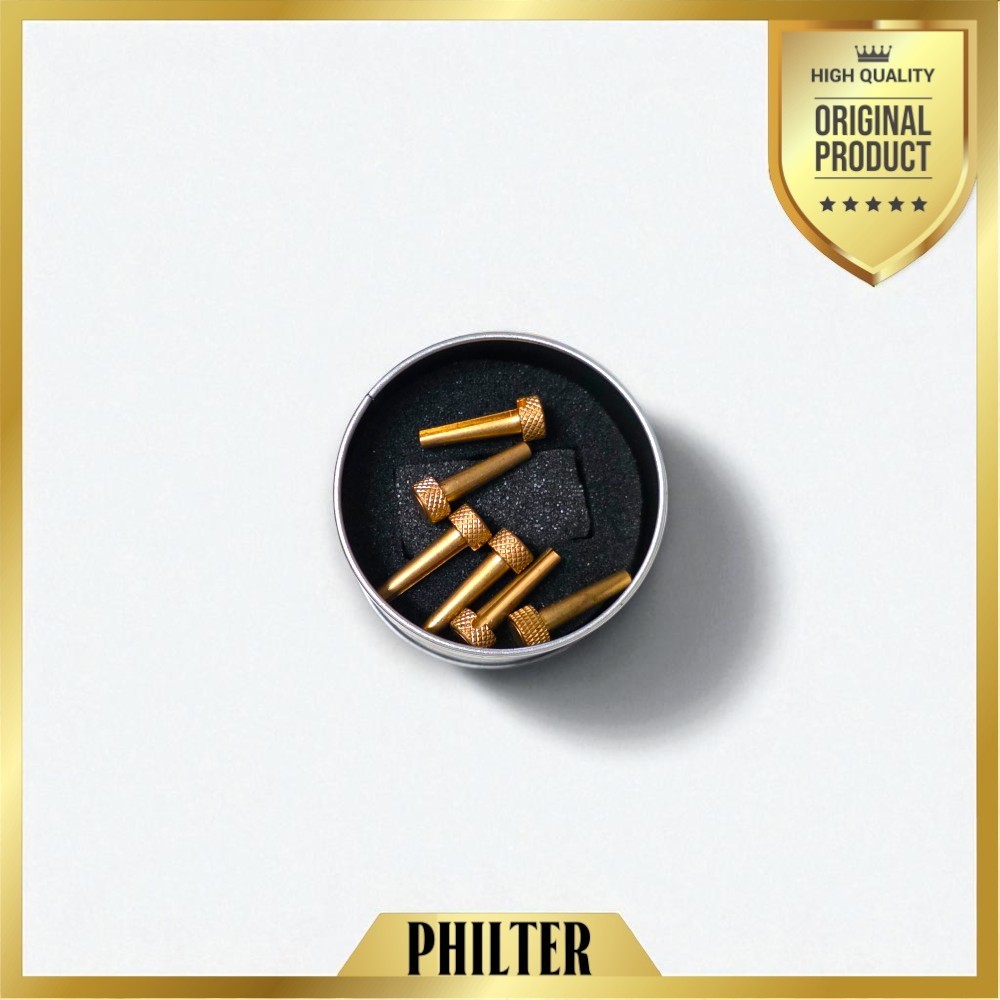 Jual Paku Penahan Copper Bridge Pin Gitar Akustik Philter Original ...
