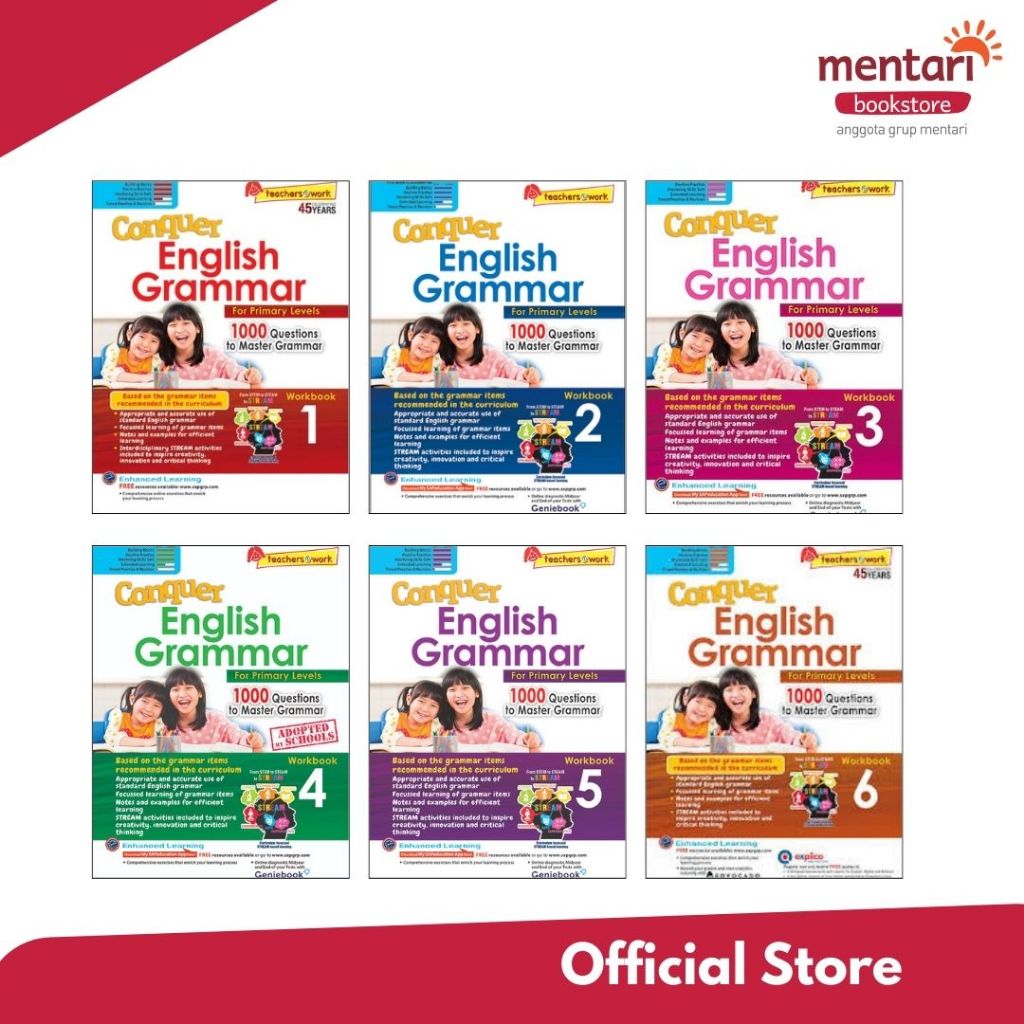 Jual Mentari Bookstore SAP - Conquer English Grammar Workbook | Buku ...