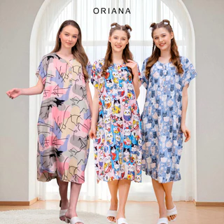 Oriana Daster Pendek Collection | Daster Kaftan Busui