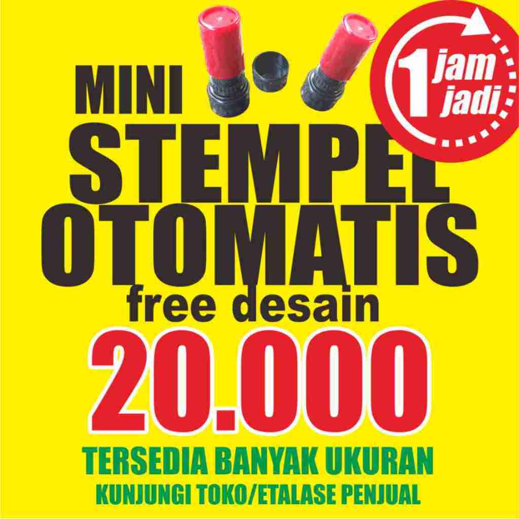Jual STEMPEL MINI FLASH BANJAR TOKO PERUSAHAAN INSTANSI CEPAT MURAH ...