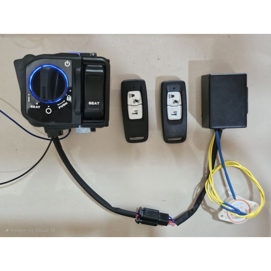 Jual keyless murah sudah anti maling anti congkel kunci T untuk motor ...