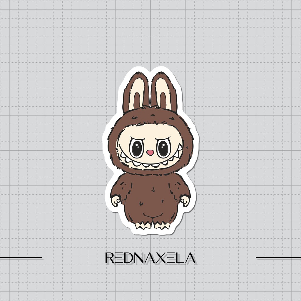 Jual Stiker Vinyl Labubu #1 Stiker Koper Stiker Laptop Outdoor ...