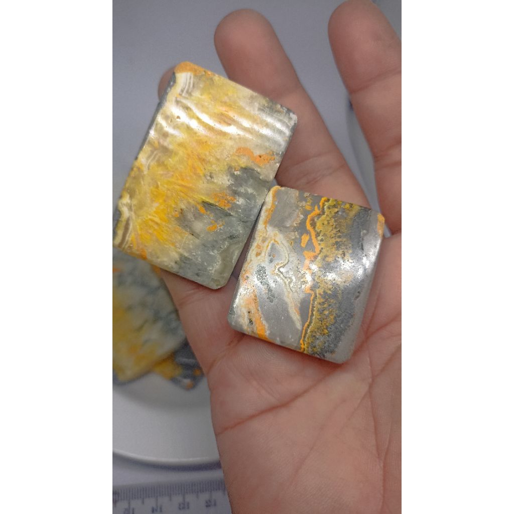 Jual BATU AKIK BUMBLE BEE JASPER / BATU ONCOM SUDAH POLES HARGA SATUAN ...