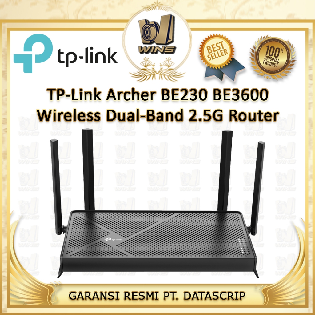 Jual TP-Link Archer BE230 BE3600 Router Wireless Dual-Band 2.5G ...
