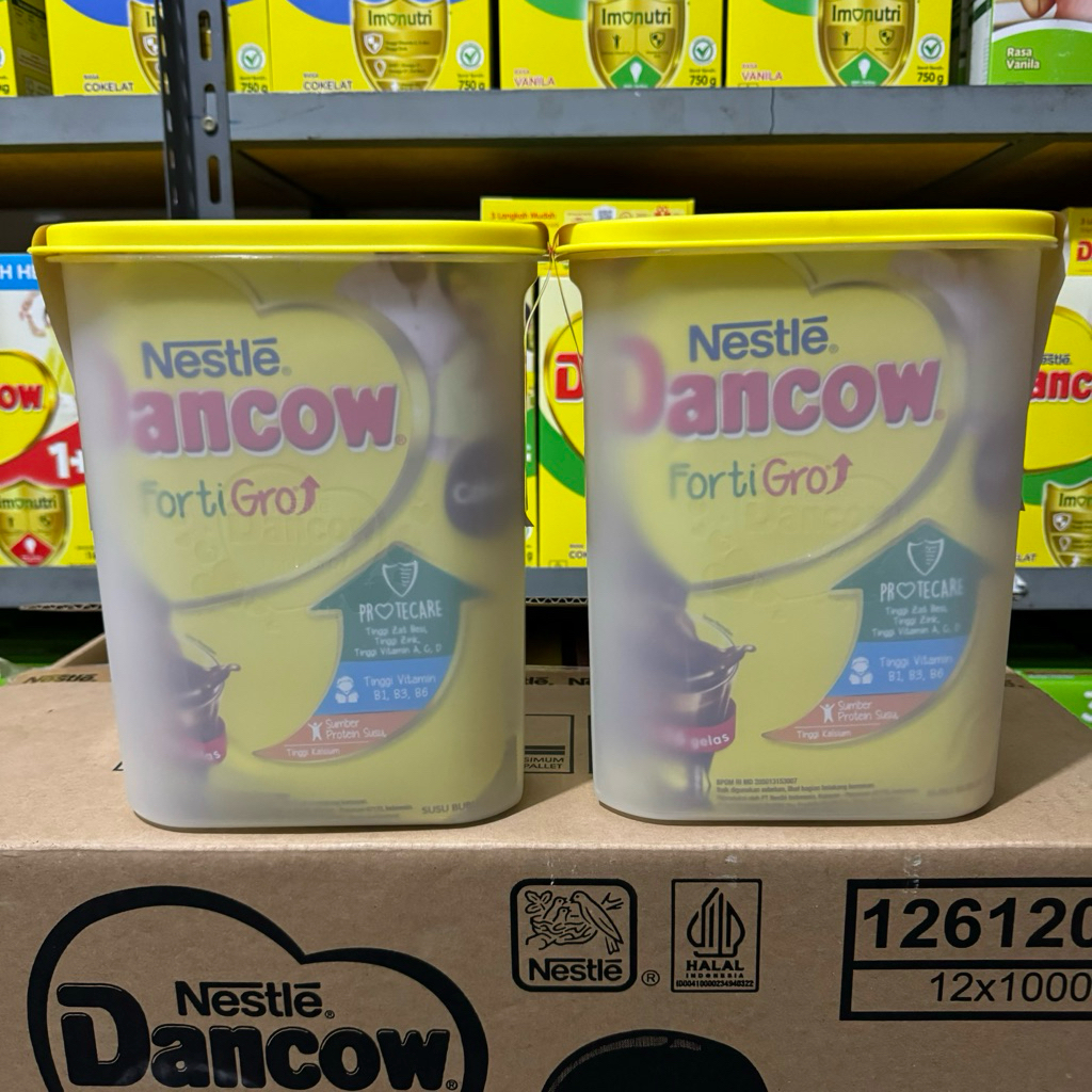 Jual Dancow Fortigro Coklat 1kg Free Container TERMURAH | Shopee Indonesia