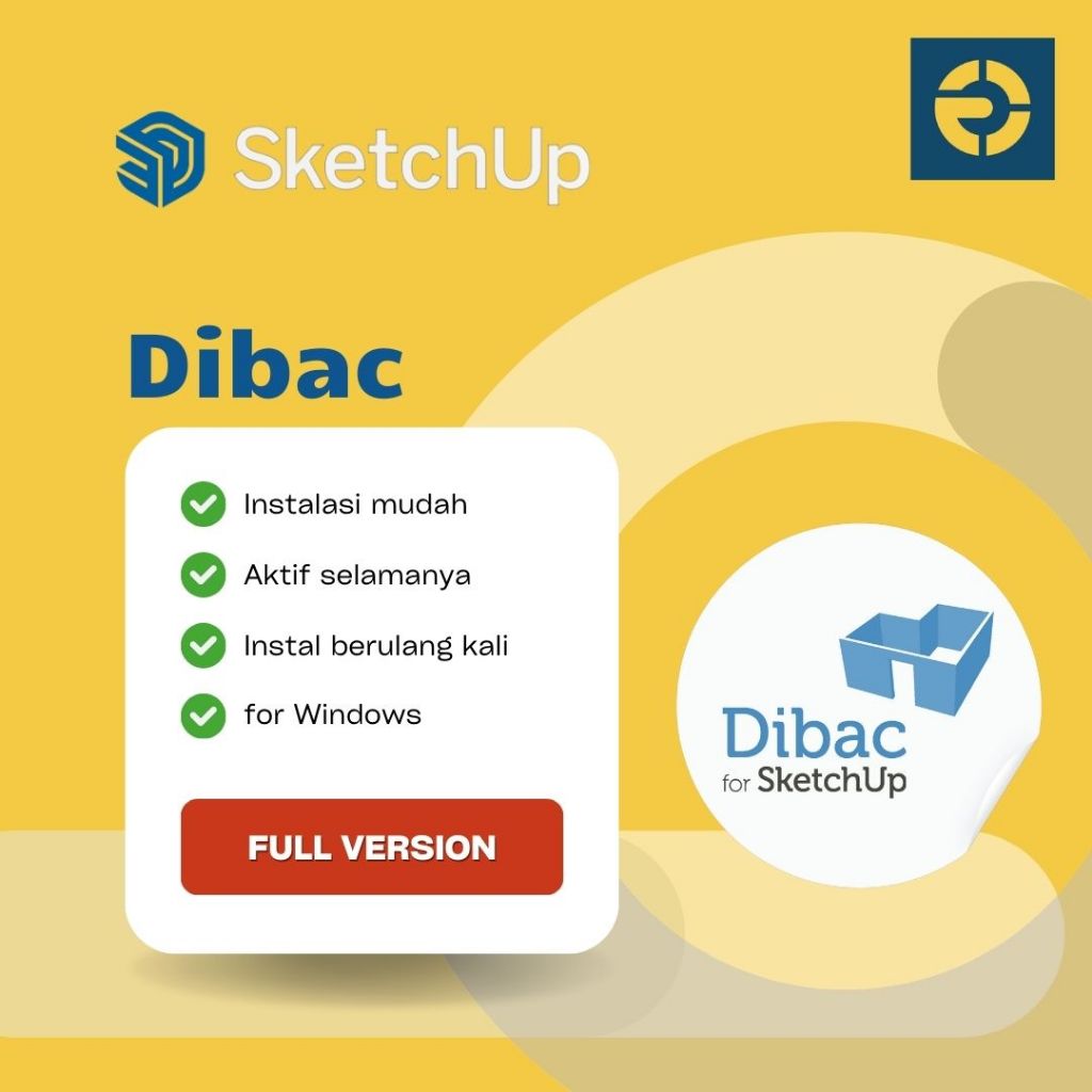 Jual Dibac for SketchUp - for Windows (full version) | Shopee Indonesia