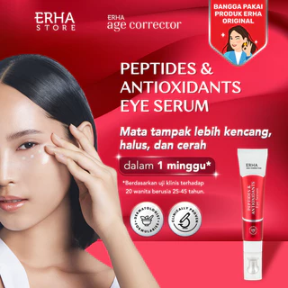 ERHA Age Corrector Peptides & Antioxidants Eye Serum 15g - Serum Mata Anti Penuaan