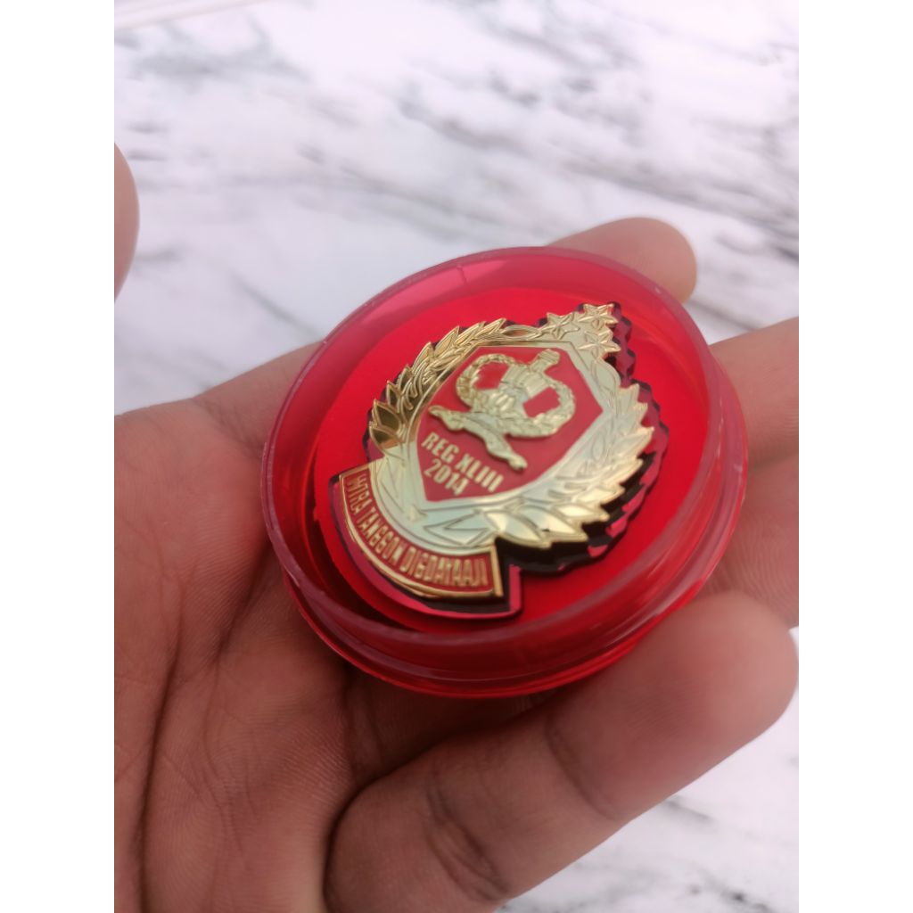 Jual Pin angkatan WTD 43 Wira tanggon digdayaji 2014 pin pdh angkatan ...