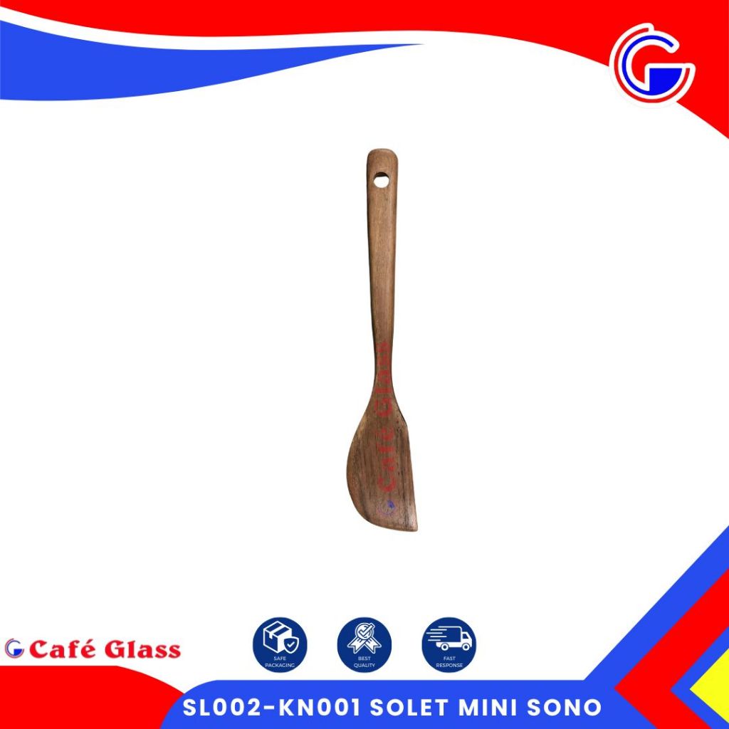 Solet Mini Kecil Kayu Sono / Sutil Kayu Anti Panas / Sodet Aesthetic Motif Alam