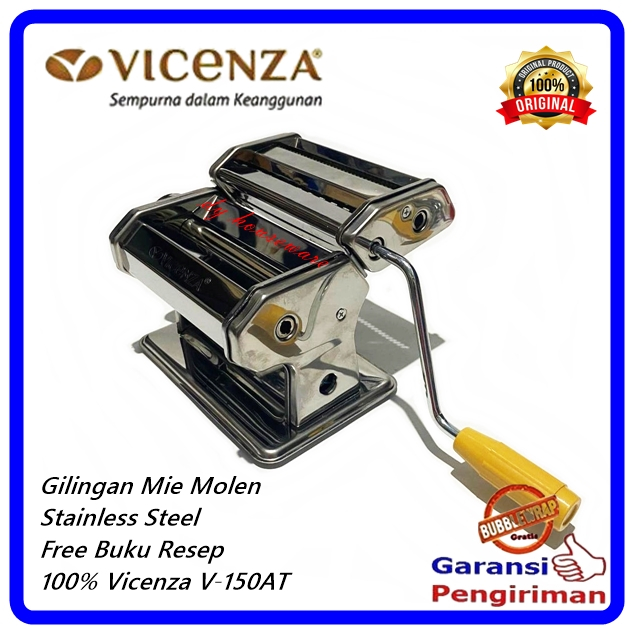 Jual Gilingan Mie Gilingan Molen Stainless Pasta Machine Ampia Vicenza ...