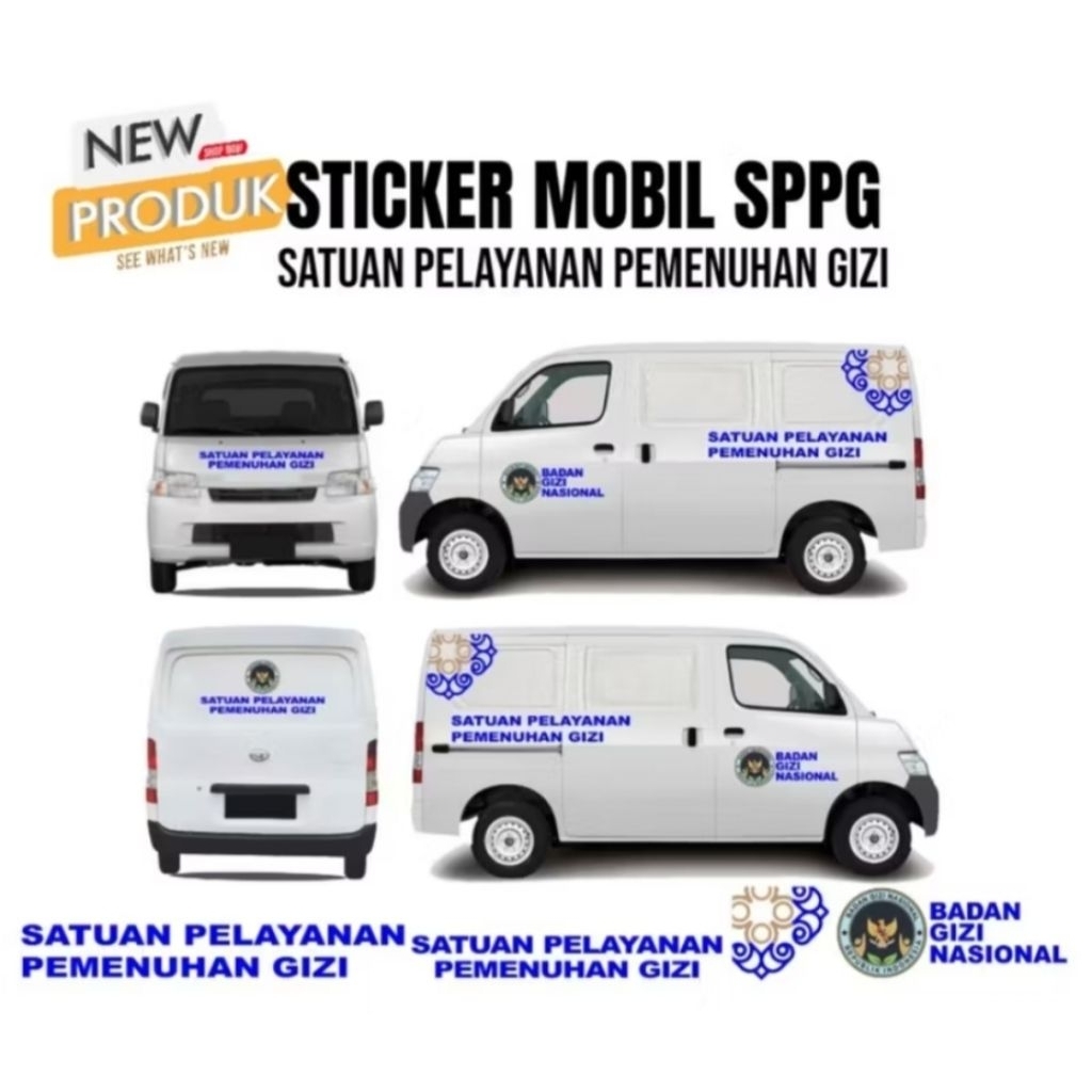Jual stiker branding mobil SPPG/cutting sticker BGN | Shopee Indonesia
