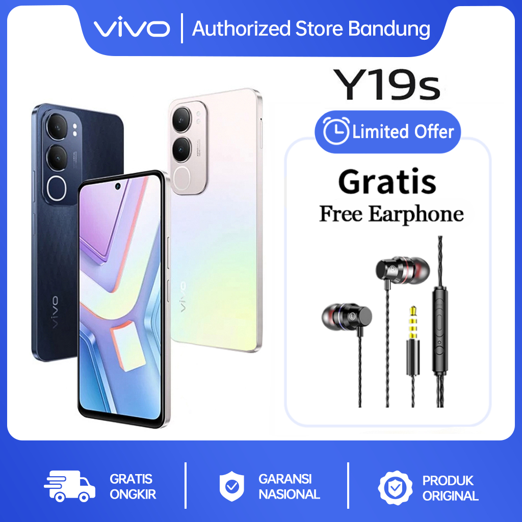 Jual vivo Y19S (4/64) - 50 MP AI Camera, 5500mAh+15W FlashCharge, SGS ...