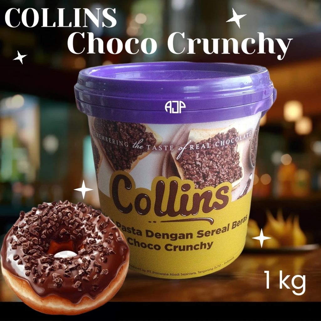 Jual Collins Choco Crunchy | Kemasan Pail 1 kg | Shopee Indonesia
