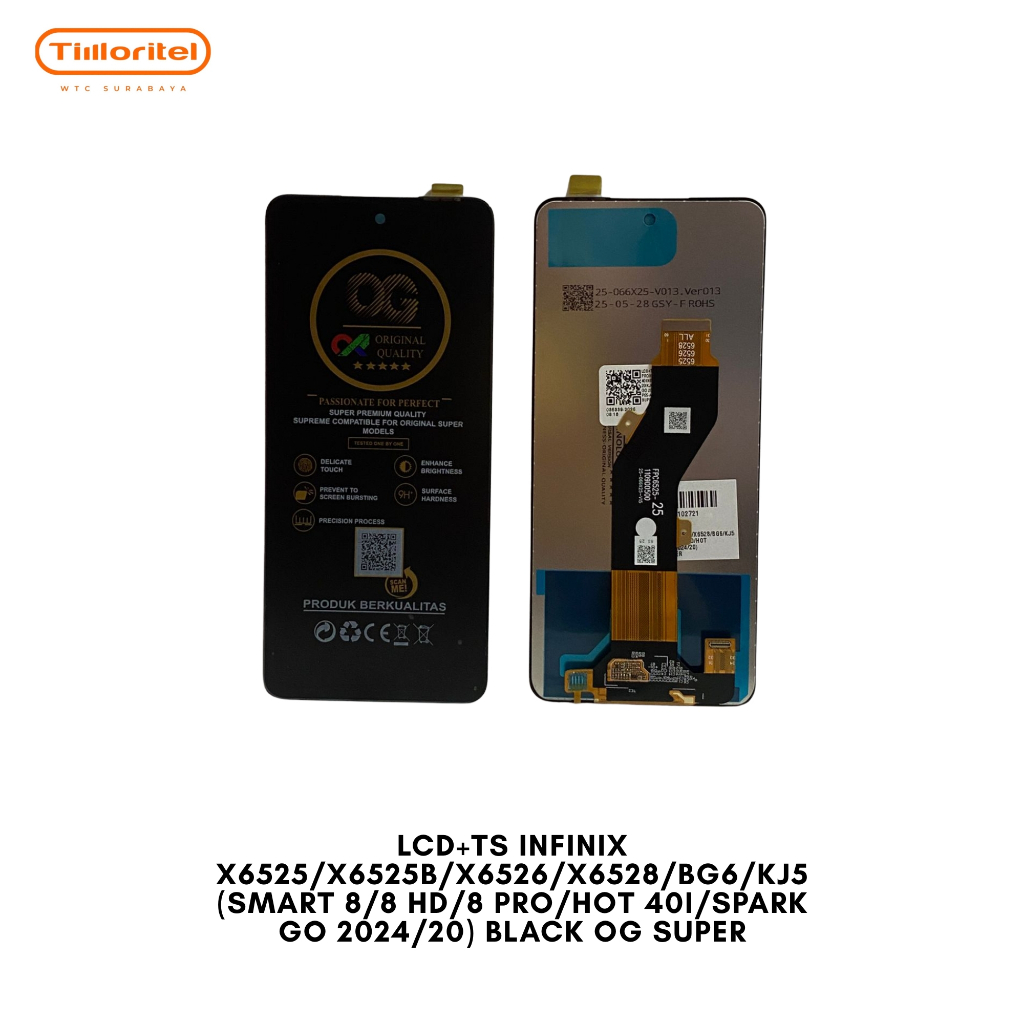 Jual Lcd Infinix X6525 /X6525B /X6526 /X6528 /BG6 /KJ5 (Smart 8/8 HD /8 ...