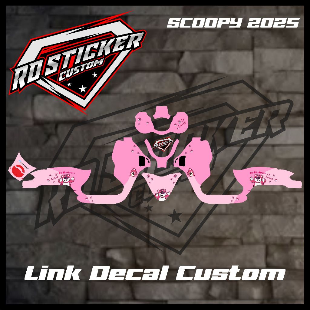 Jual CUSTOM DECAL SCOOPY 2025 (BACA DESKRIPSI) | Shopee Indonesia