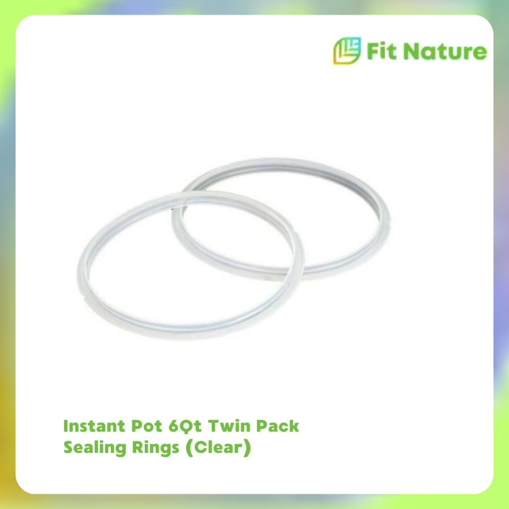 Jual Instant Pot Sealing Rings 6Qt Twin Pack (Clear) – Ring Silikon ...