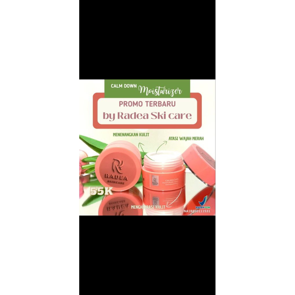 Jual RADEA MOISTURIZER CLAM DOWN | Shopee Indonesia