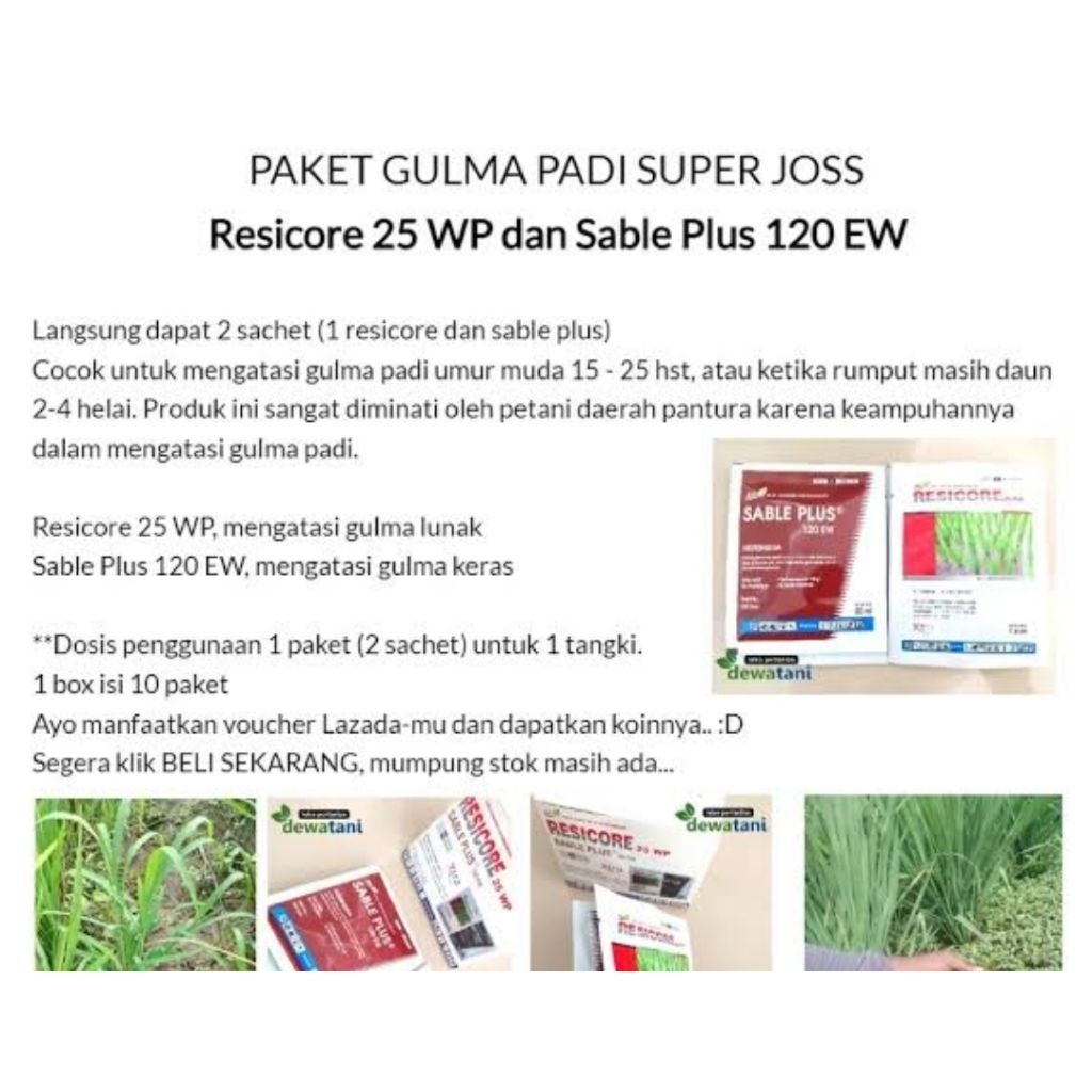 Jual Pembasmi belukar Resicore 25 gram | Shopee Indonesia