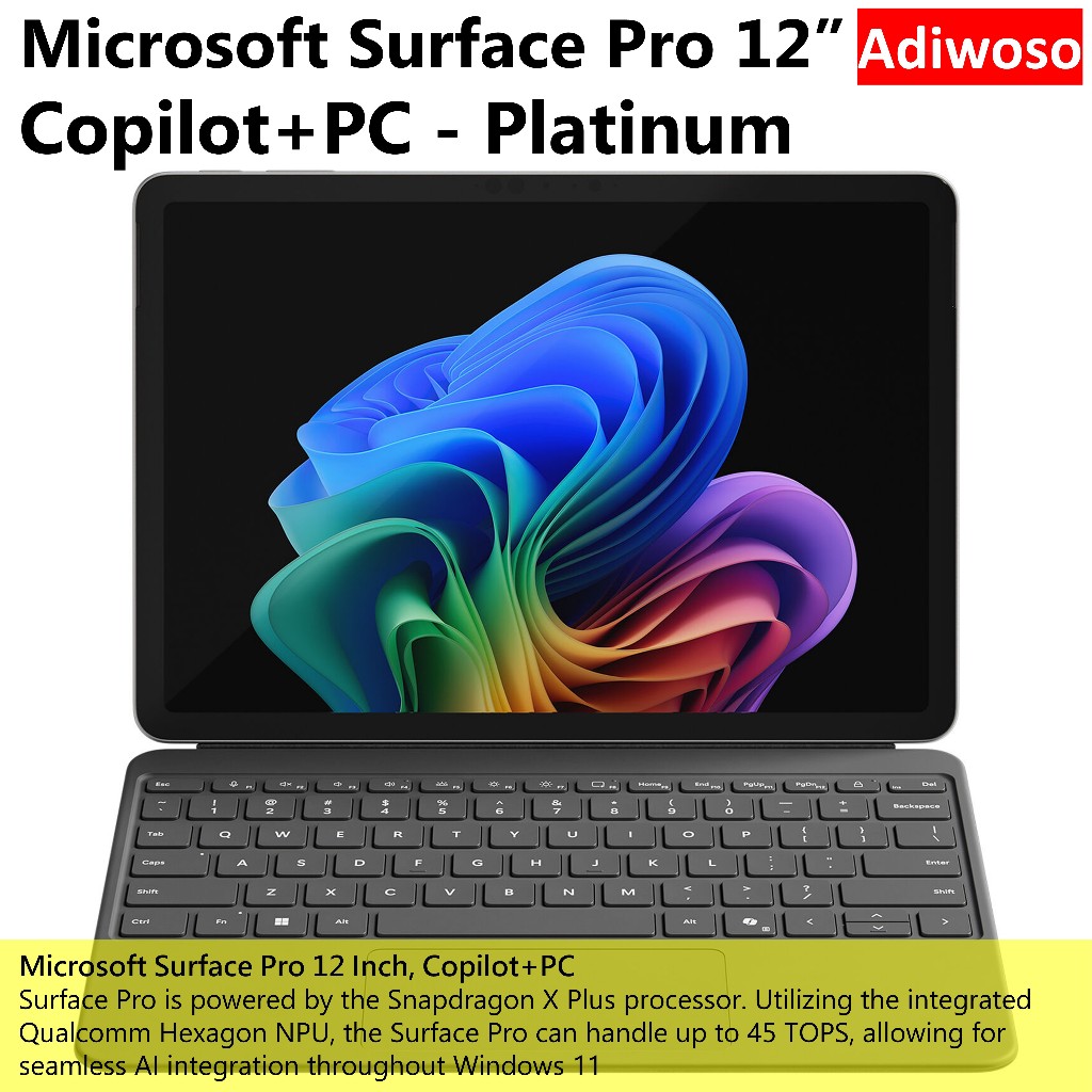 Jual Microsoft Surface Pro 12 Inch Copilot PC | Shopee Indonesia