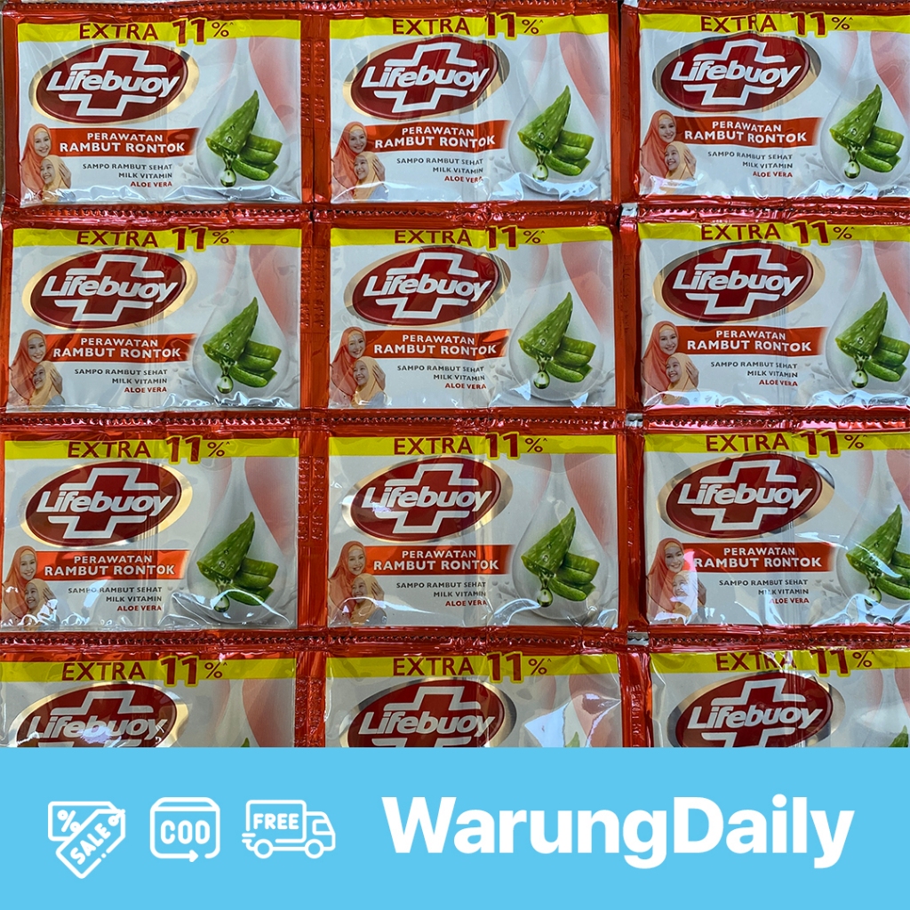 Jual Shampo Lifebuoy Merah Perawatan Rambut Rontok Rusak - Sachet ...