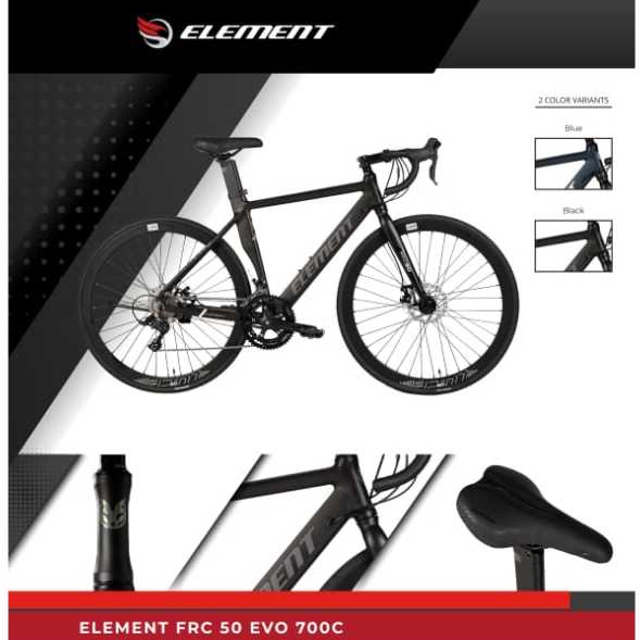 Jual Sepeda Balap Roadbike Original By Element FRC 50 EVO 700C / FRC50 ...