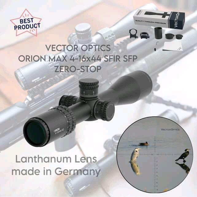 Jual VECTOR OPTICS ORION MAX HD 4-16x44 Sfp Zero-stop NEW | Shopee ...