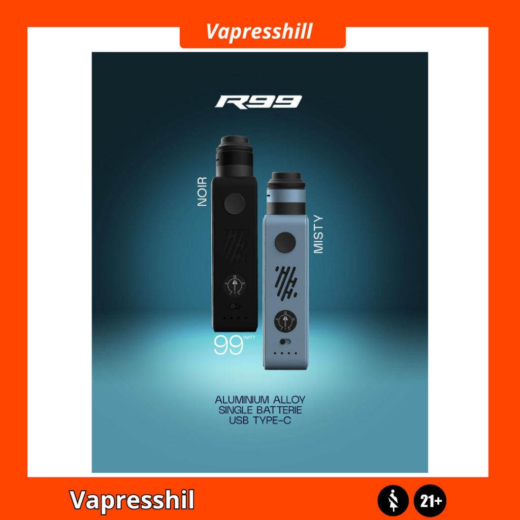 Jual NEW COLOR ALERT HOTCIG R99 MOD KIT SINGLE BATTERY 100% AUTHENTIC ...