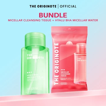 The Originote Micellar Cleansing Tissue 10 Sheets Cleansing Tissue Makeup Remover Wipes Tisu