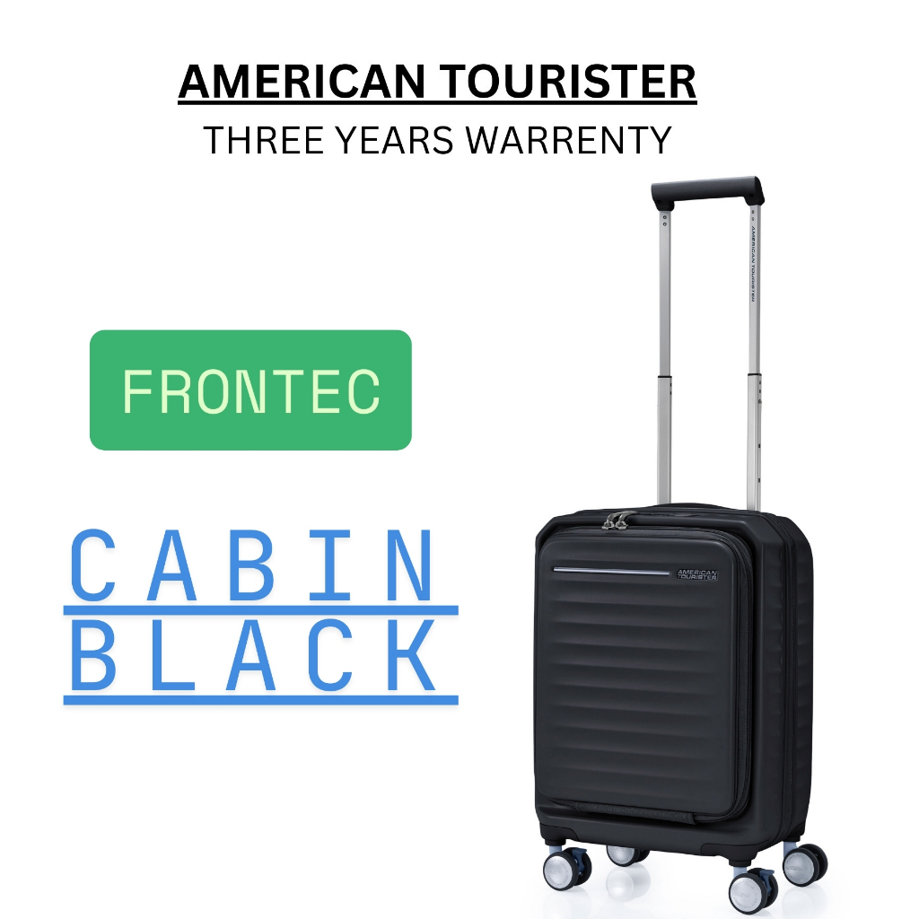 Jual American Tourister Koper Hardcase Frontec Cabin 19 Inch Black ...