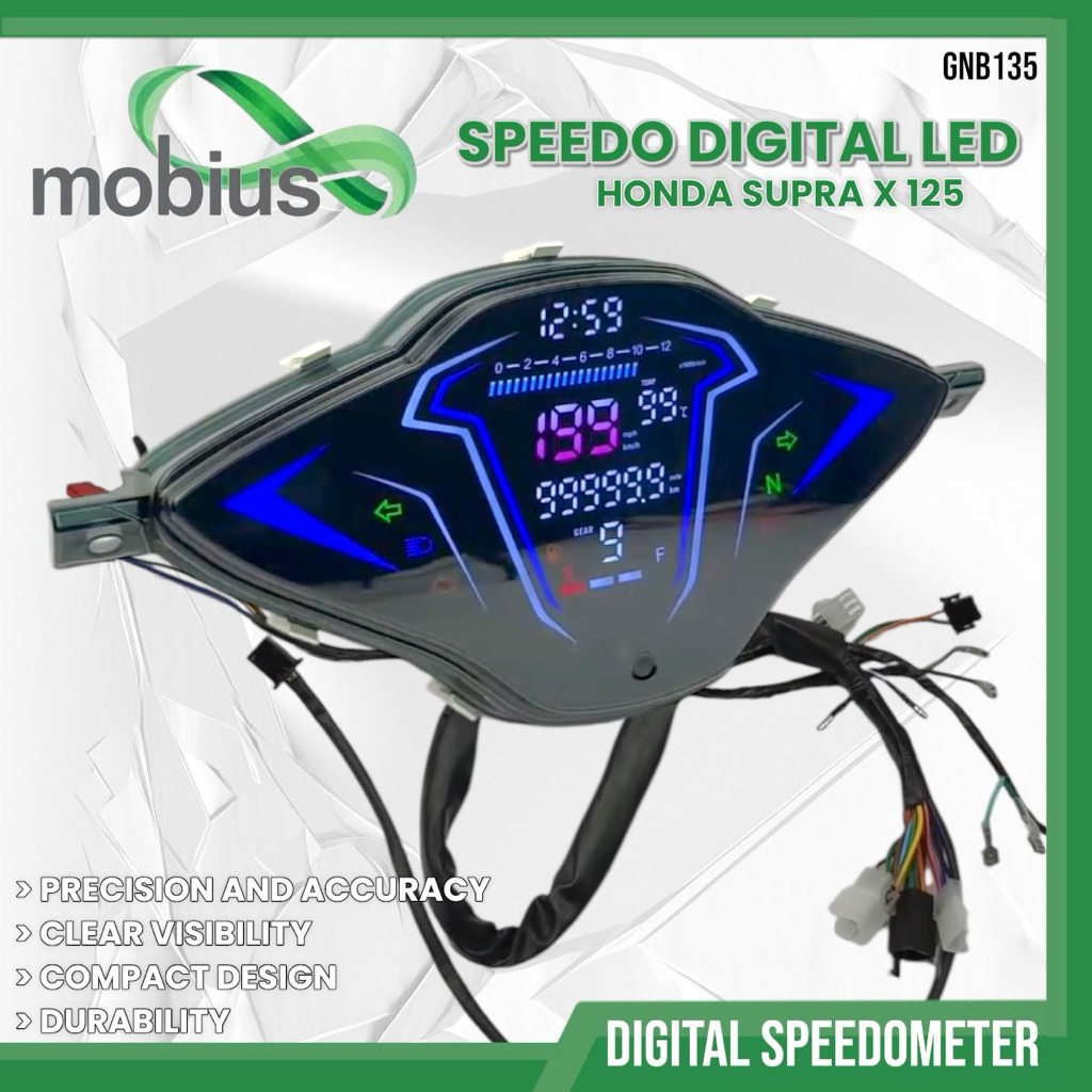Jual Speedo Digital Led Supra 125 Mobius | Shopee Indonesia