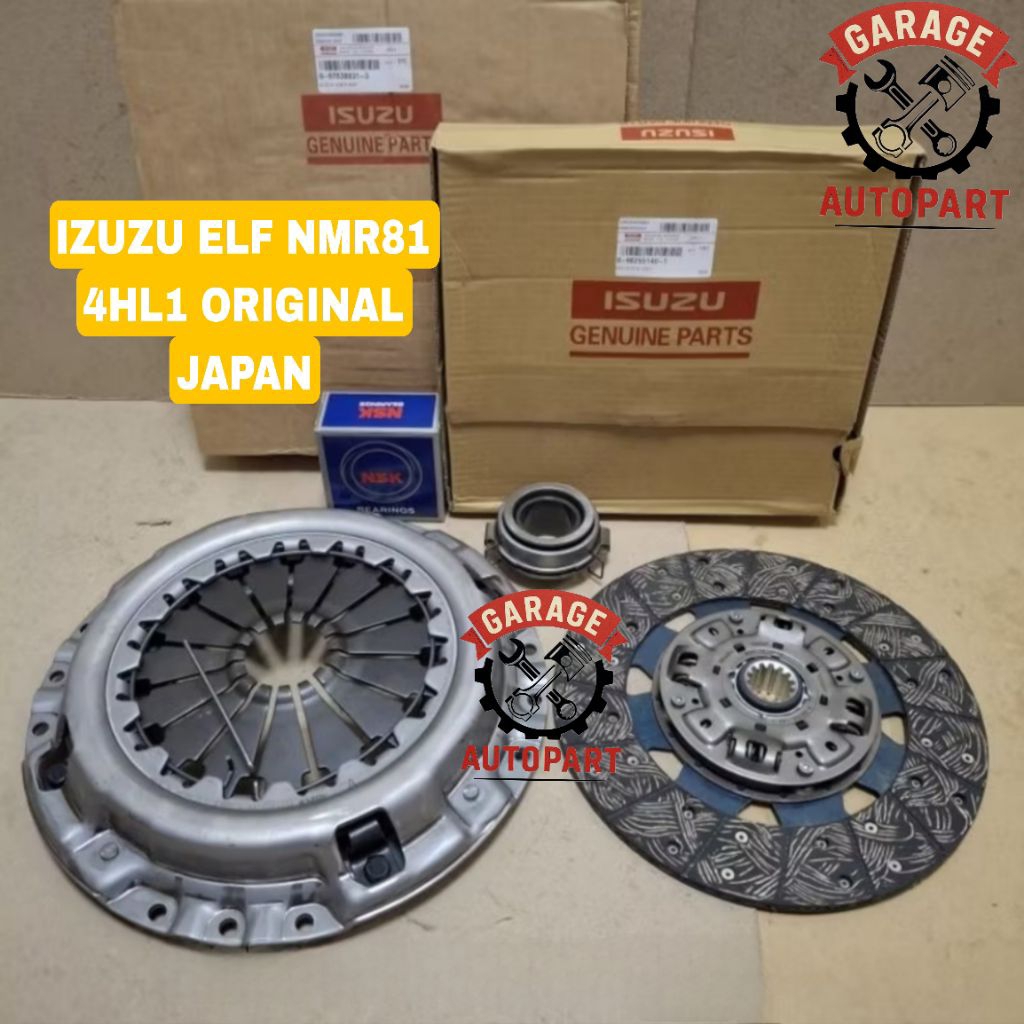 Jual KAMPAS KOPLING SET ISUZU ELF NMR81 4HL1 MADE IN JAPAN | Shopee ...