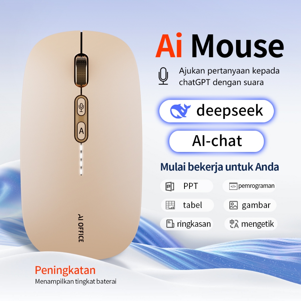 Jual MICLINK M108 Mouse AI Voice to Text & Translate 120 Bahasa ...