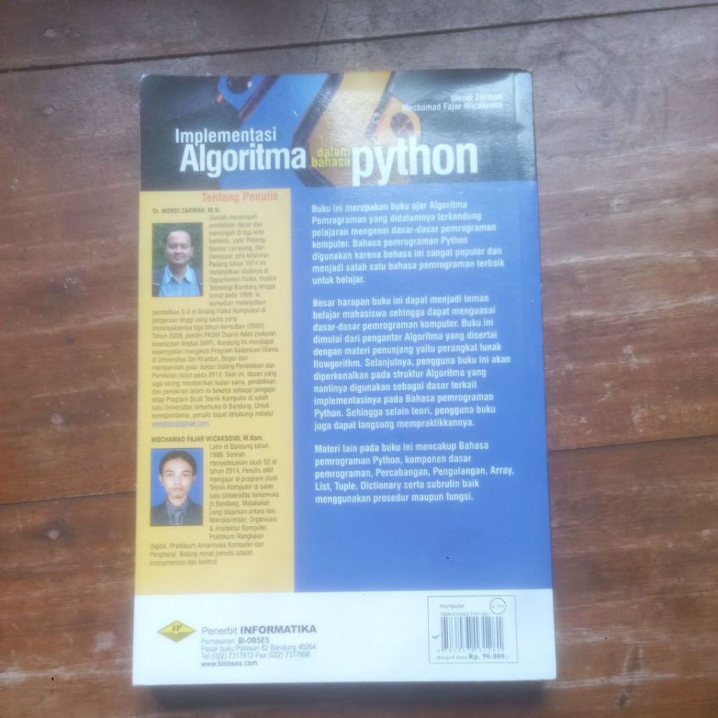 Jual Implementasi Algoritma Dalam Bahasa Python | Shopee Indonesia