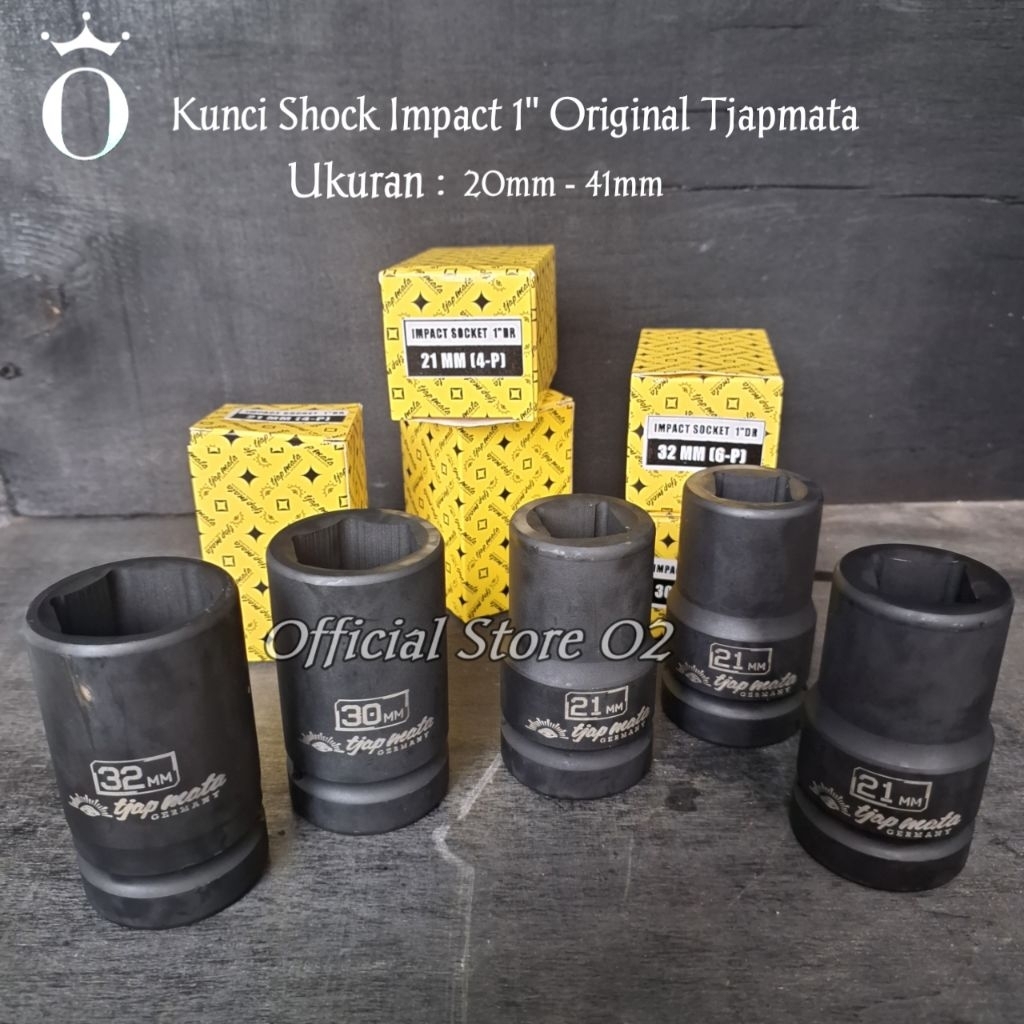 Jual Mata Shock Deep Impack Original Tjap Mata 1 inch 20 21 24 26 27 30 ...