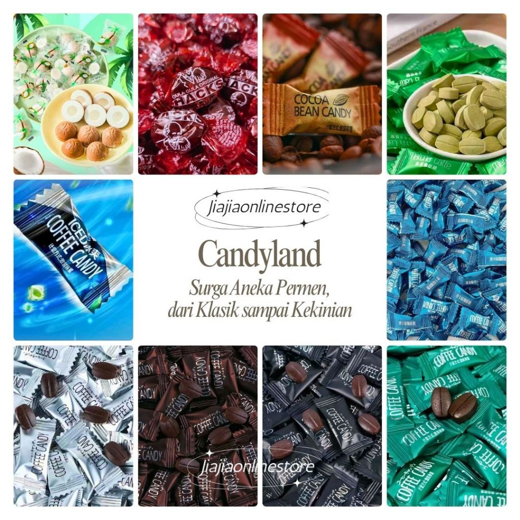Jual Aneka Coffee Candy Aneka Permen Mix Candy Mix Plum Candy Cacao ...