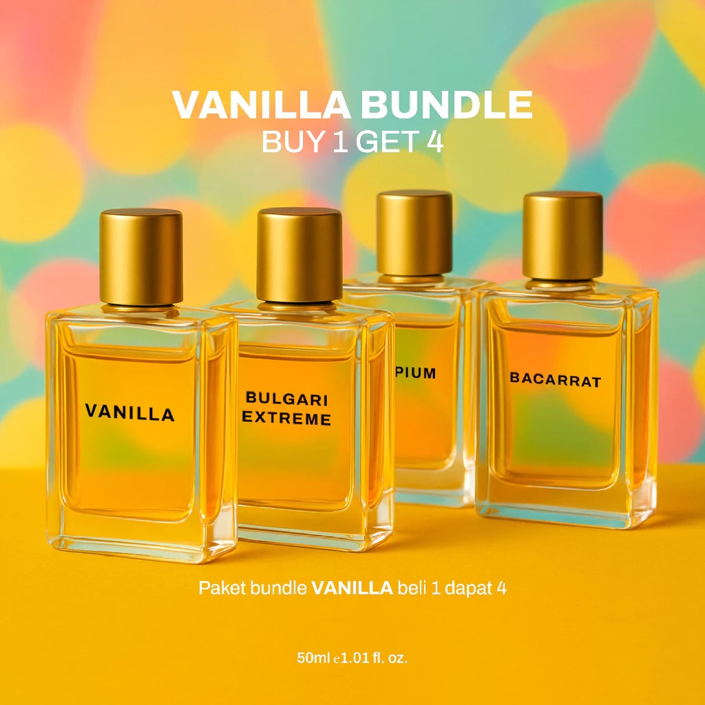 Jual BELI 1 DAPAT 4 VANILLA PARFUME Wangi …