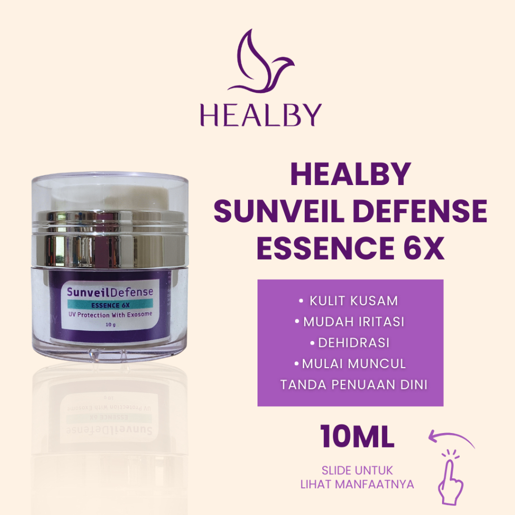 Jual Healby Sunveil Defense Essence 6X Sunscreen SPF 50 untuk Skin ...