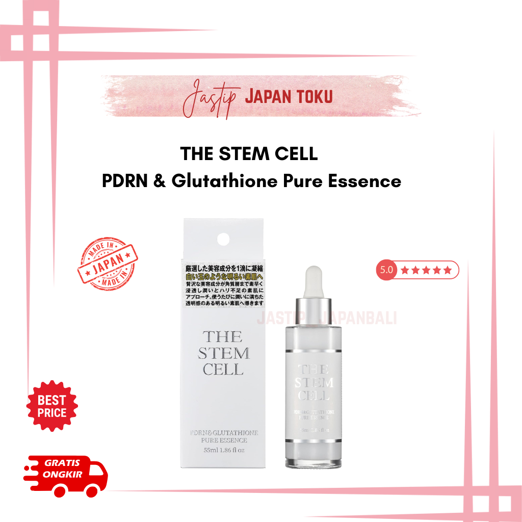 Jual [PRE ORDER] THE STEM CELL PDRN & Glutathione Pure Essence 55ml | SERUM PDRN JEPANG | SKINCARE JEPANG | SERUM PENCERAH WAJAH| SERUM JEPANG