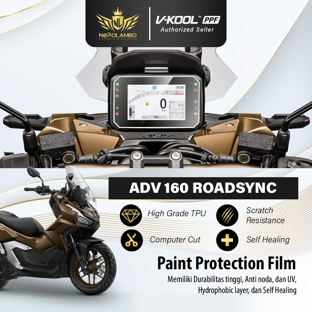 Jual VKOOL PPF Speedometer ADV 160 Roadsync 2025 | Nero Lambo Official ...