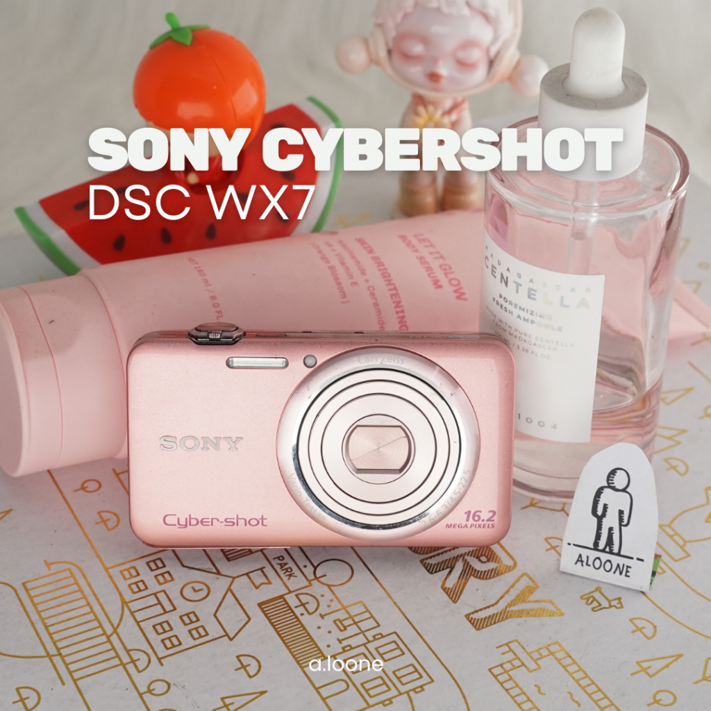 Jual SONY CYBER-SHOT DSC-WX7 DIGICAM PINK — KAMERA POCKET PINK