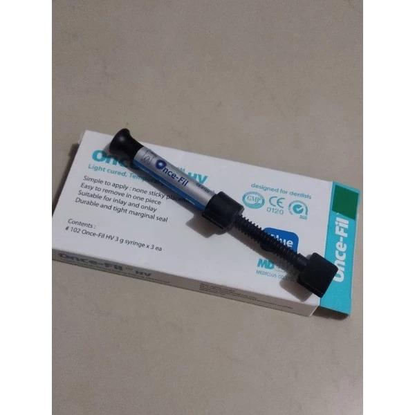 Jual Tambalan Sementara Sinar Once Fill HV isi 1 Syringe inlay Onlay ...