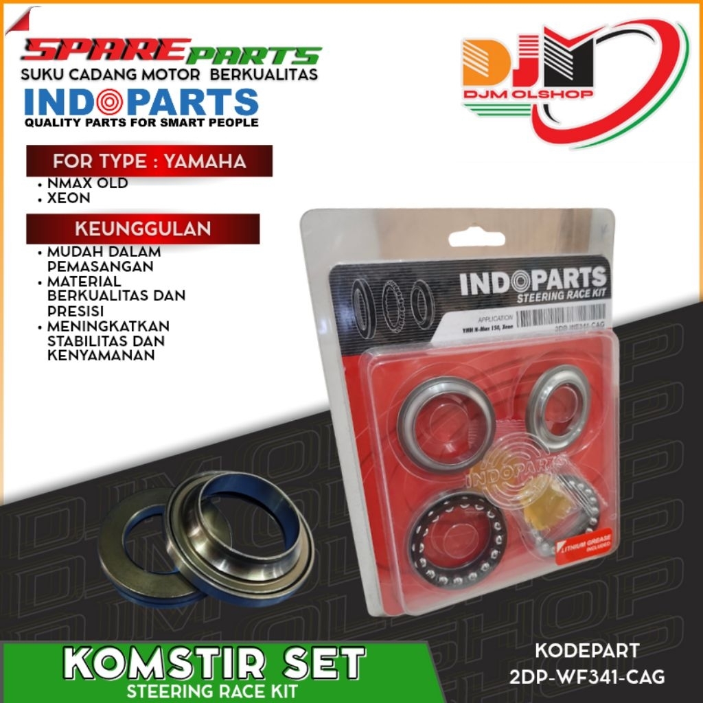Jual Komstir Comstir Steering Race Kit Nmax Old Xeon Original Indoparts ...