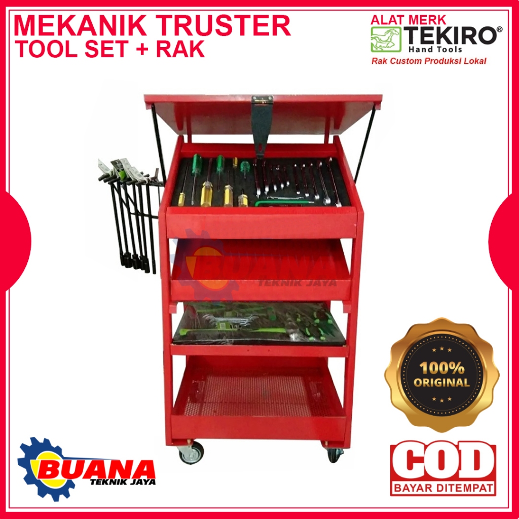 Jual TEKIRO MEKANIK TRUSTER SET ( BOX+TOOL ) / Mechanic Truster / Tool ...