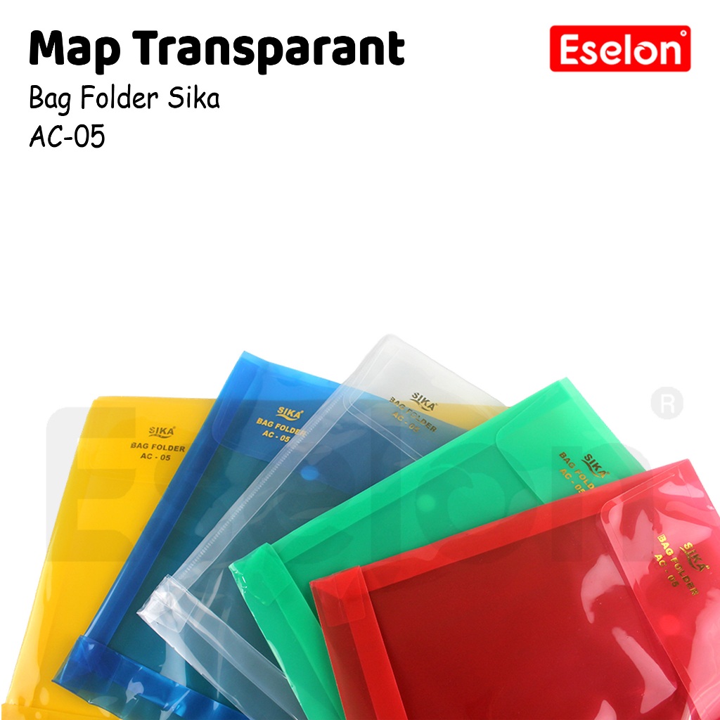 Jual Map kancing sz Folio Bening / Map folder / Bag folder Kancing Mika ...