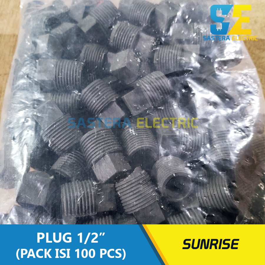 Jual (100 pcs) Plug 1/2