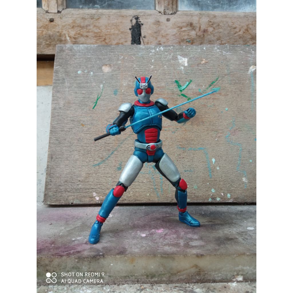 Jual Action figure Kamen rider black RX bio custom # mainan shf figma ...
