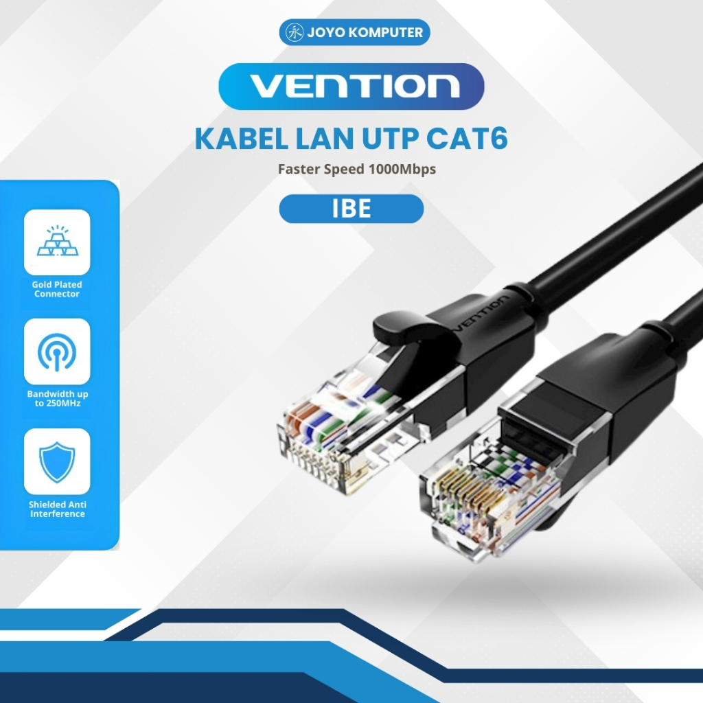 Jual Vention Kabel Lan RJ45 Cat6 UTP - IBE | Shopee Indonesia