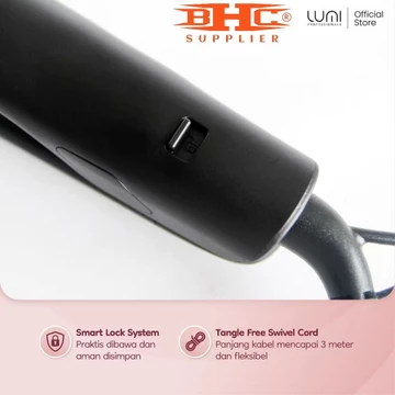 Catokan Rambut Profesional Lumi Vibe – Hair Straightener Ceramic Tourmaline Ion Negatif Digital