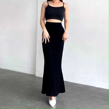 YoVela_Rok Satin Maxi Premium Satin Long Skirt Rok Satin Panjang Rok Duyung