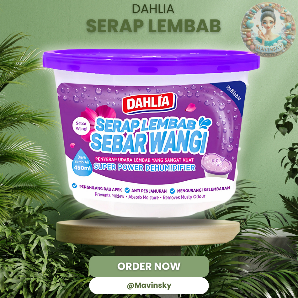 Jual •MAVINSKY• | DAHLIA Serap Lembab dan Bau, Menyegarkan Udara, Anti ...
